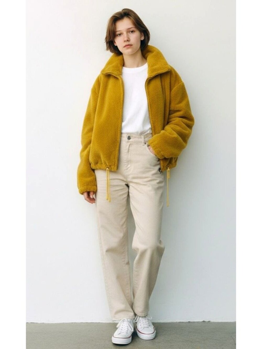 San Souci Faux Fur Bomber Jacket